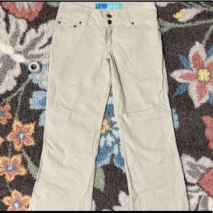 Delias corduroy straight leg low rise jeans